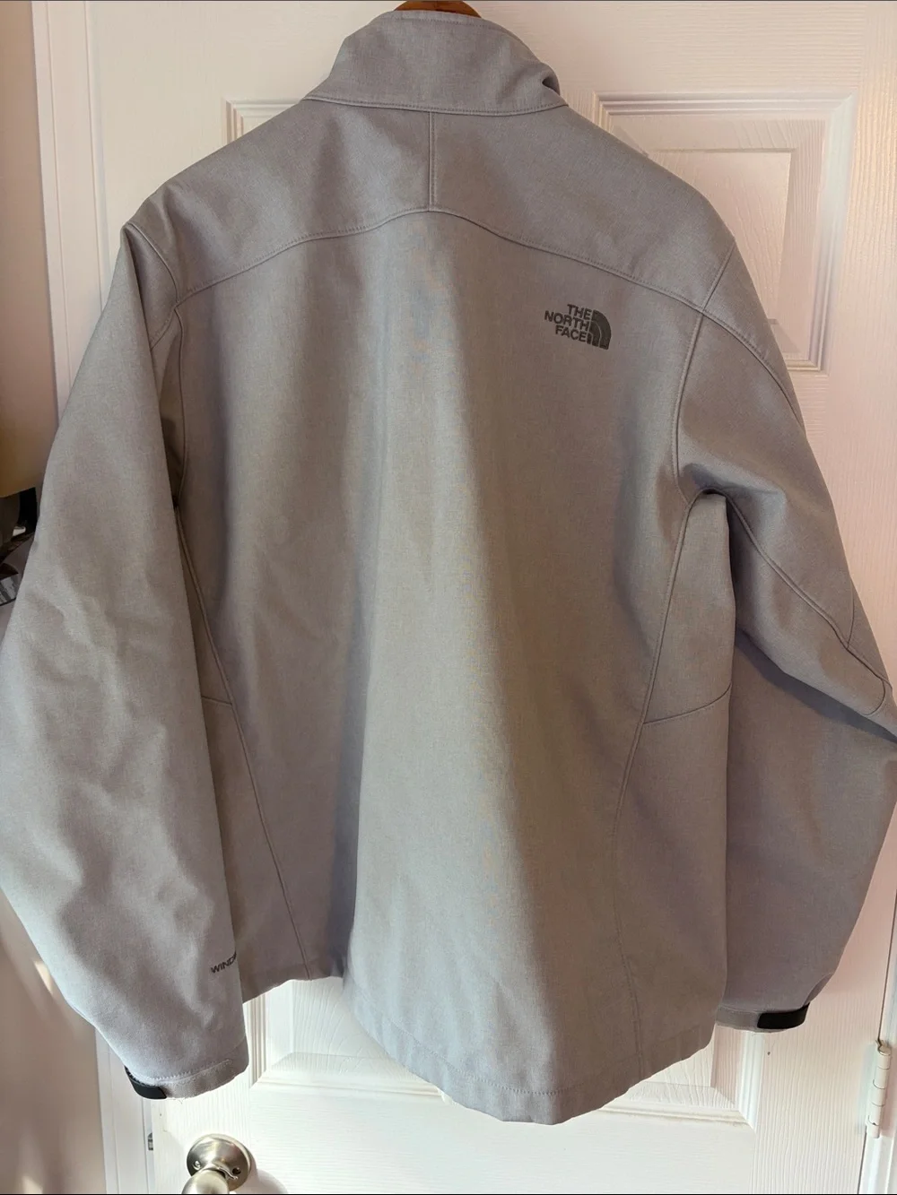 XL The North Face Men's Light Gray Performance Softshell Jacket APEX Bionic!